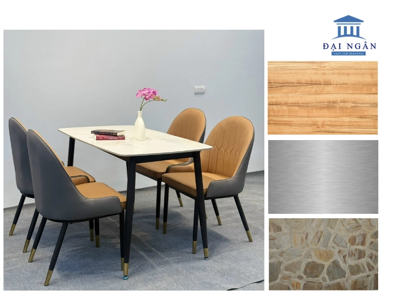 Phân loại bộ bàn ăn nhà bếp theo chất liệu