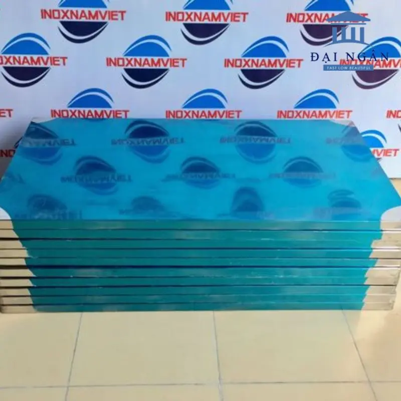mặt bàn inox chữ nhật