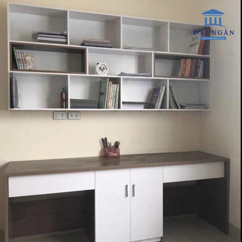 mẫu bàn học đôi đẹp nhất