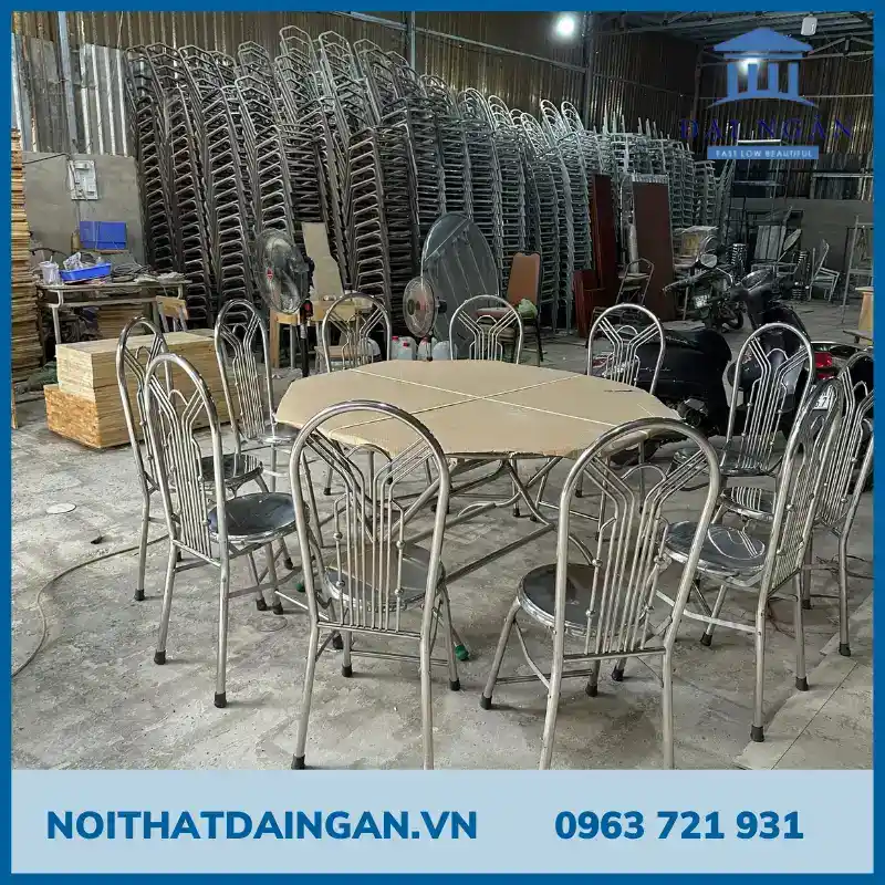 Quy trình đặt mua ghế inox đám cưới tại Đại Ngân