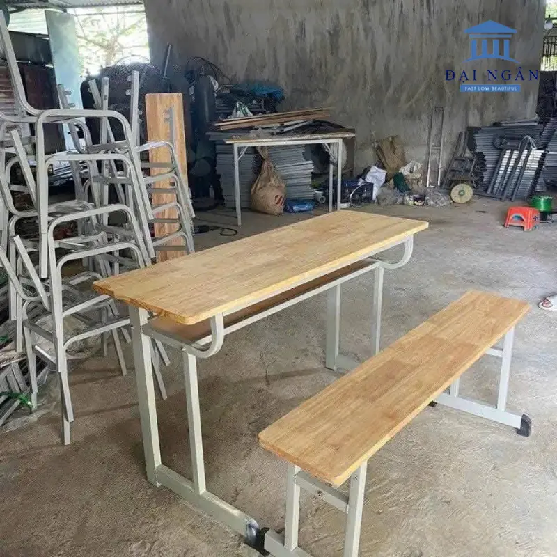 bộ bàn ghế liền học sinh