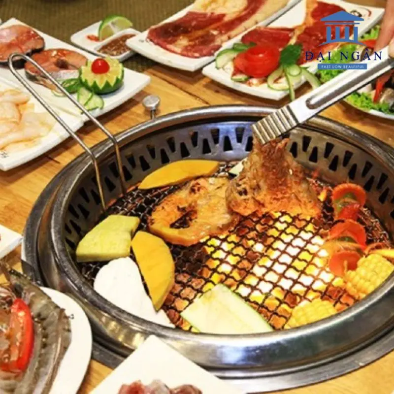 bàn ăn lẩu nướng