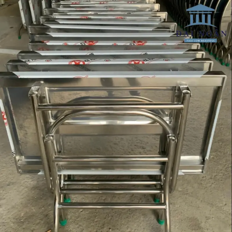 Bàn inox thấp 50x80cm