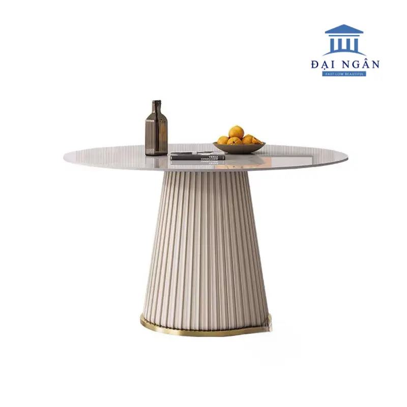 Những lưu ý quan trọng khi mua bàn tròn mặt đá chân inox