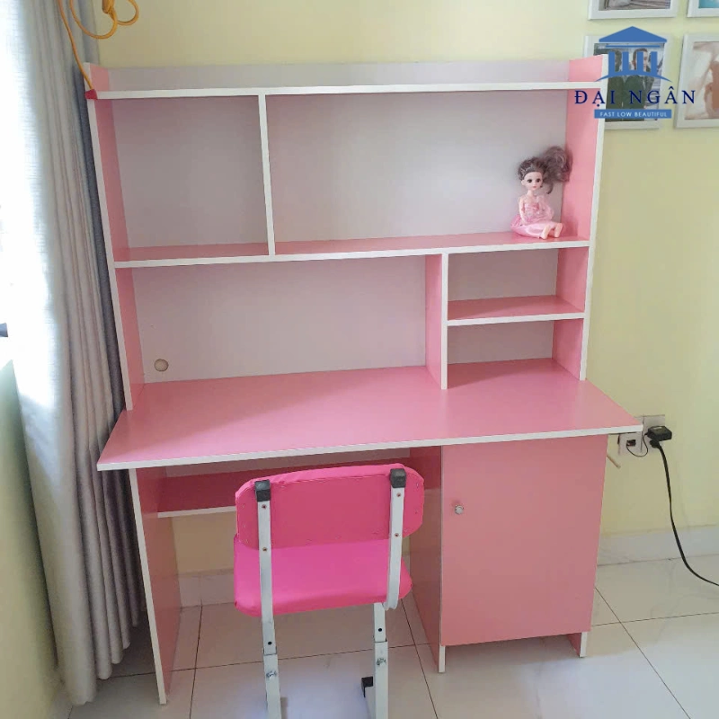 bàn ghế học sinh liền giá sách