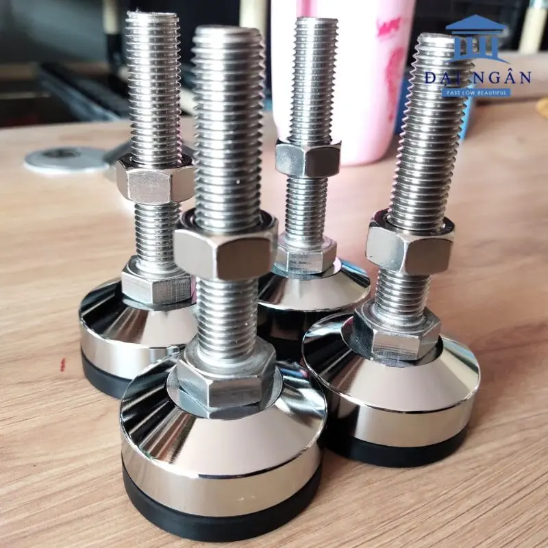 chân bàn inox tăng chỉnh được