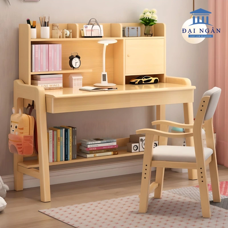 bàn học gỗ thông