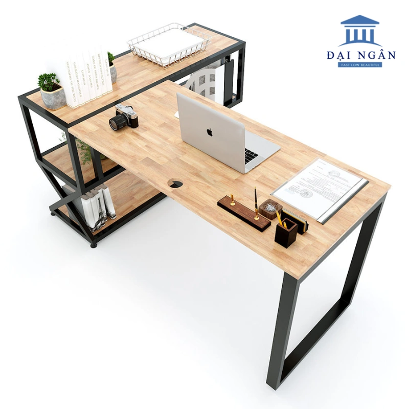 bàn học gỗ sồi