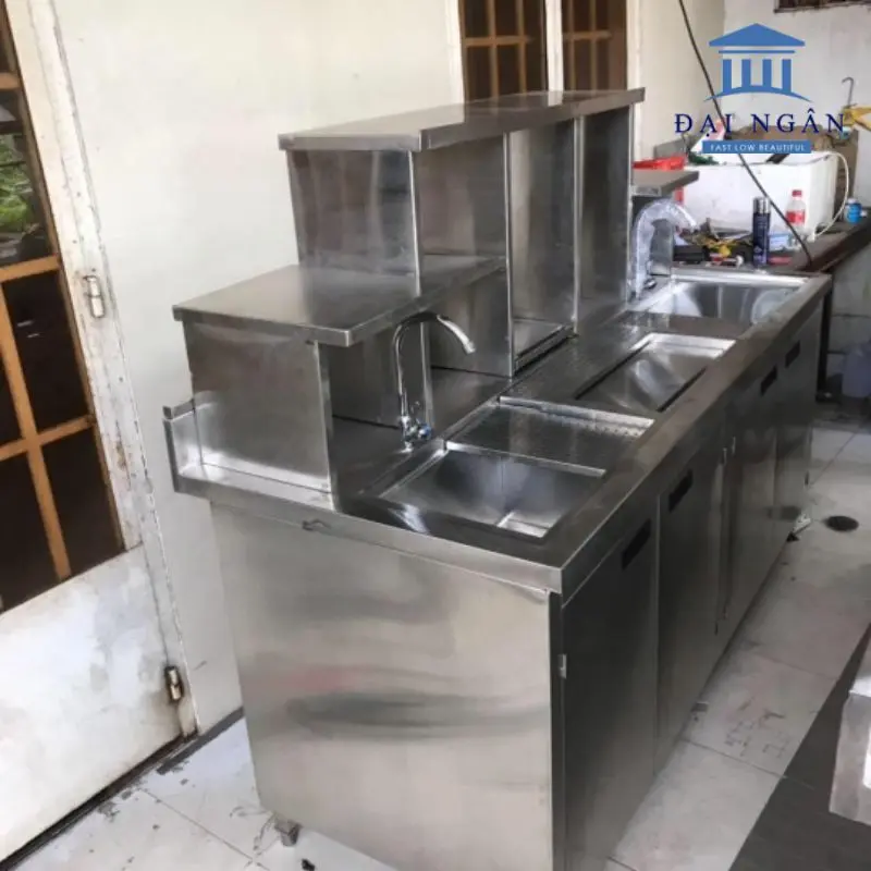 bàn pha chế inox