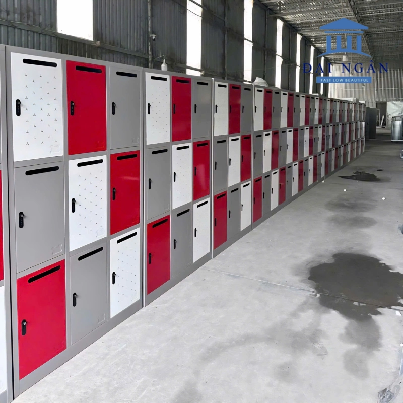 Tủ locker 9 ngăn khóa số Tủ locker 9 ngăn khóa số