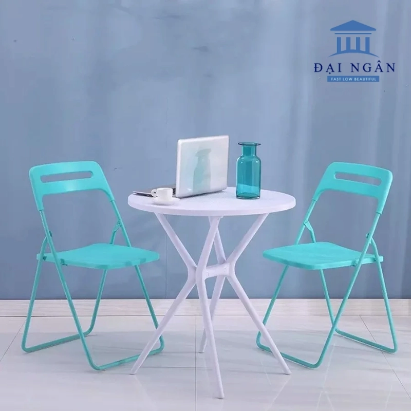 bàn cafe nhựa tròn