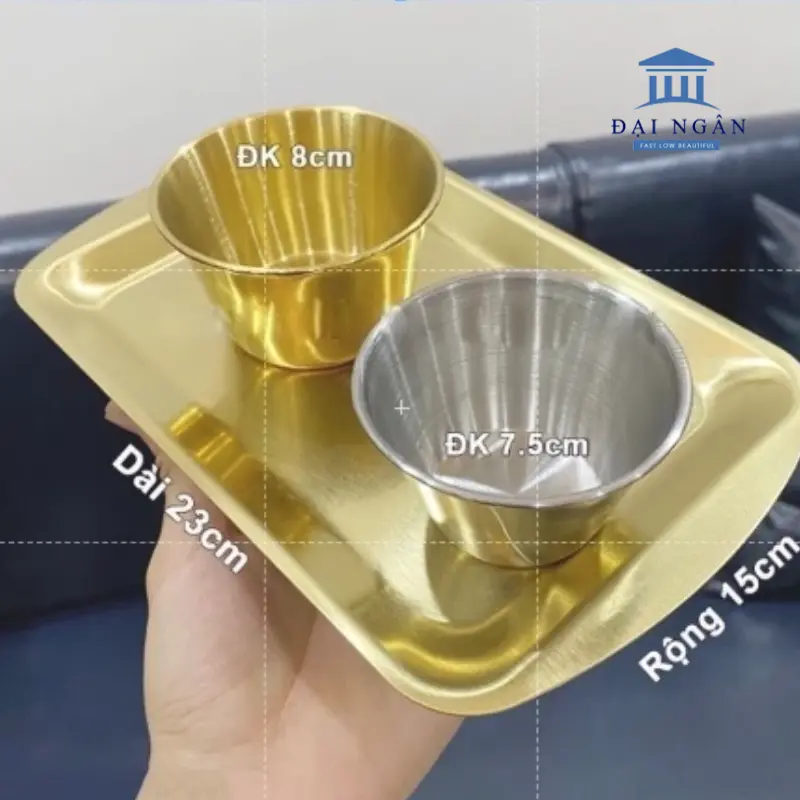 Tiêu chí lựa chọn khay inox mạ vàng chất lượng cao