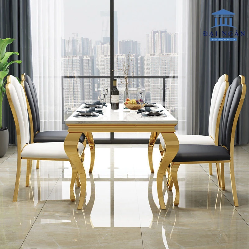 bàn ghế inox mạ vàng bàn ghế inox mạ vàng
