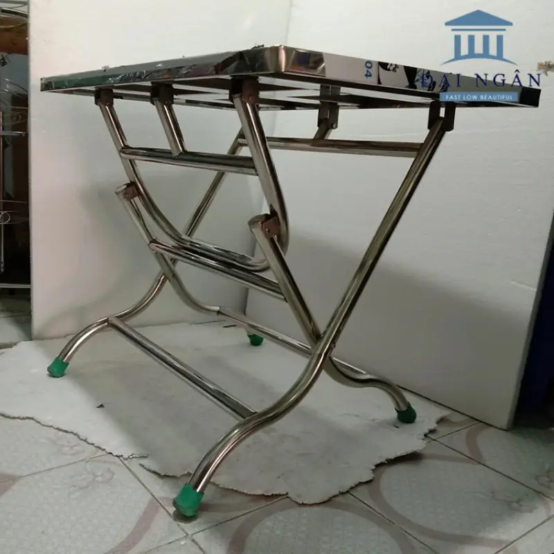 Những ưu điểm nổi bật của bàn inox chữ nhật nhỏ trong lĩnh vực nội thất 