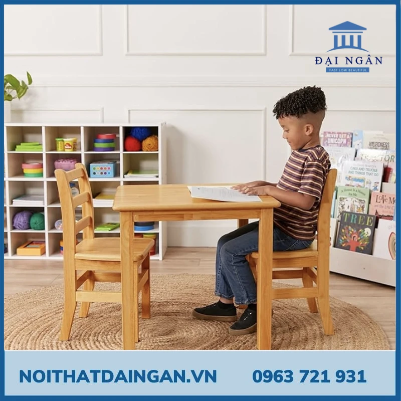 Cách chọn bàn ghế mầm non phát triển toàn diện cho bé