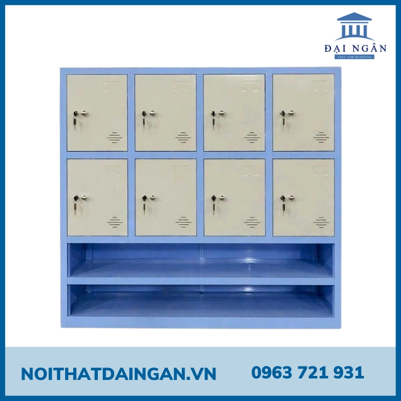 tủ locker 8 cánh có kệ dép tủ locker 8 cánh có kệ dép