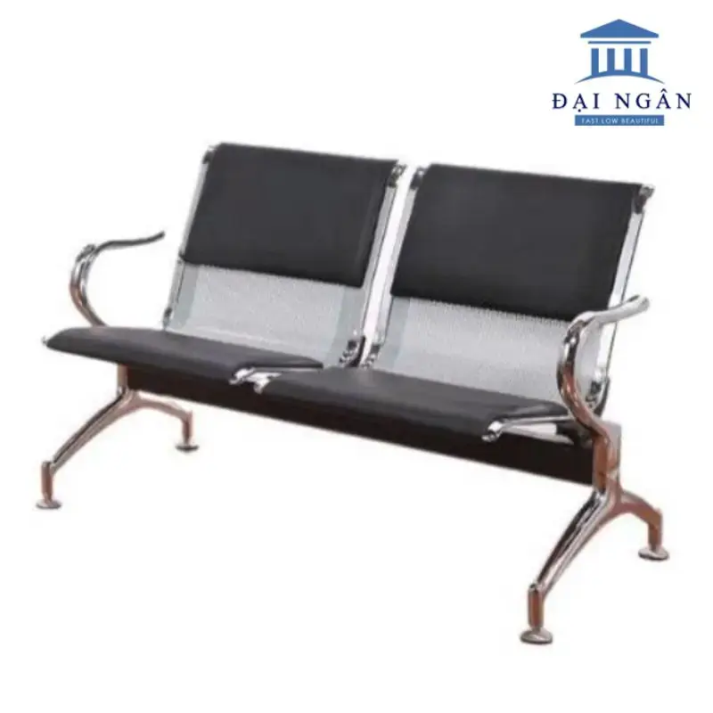 Ghế băng chờ bằng si mạ Crom 2 chỗ GCI 10