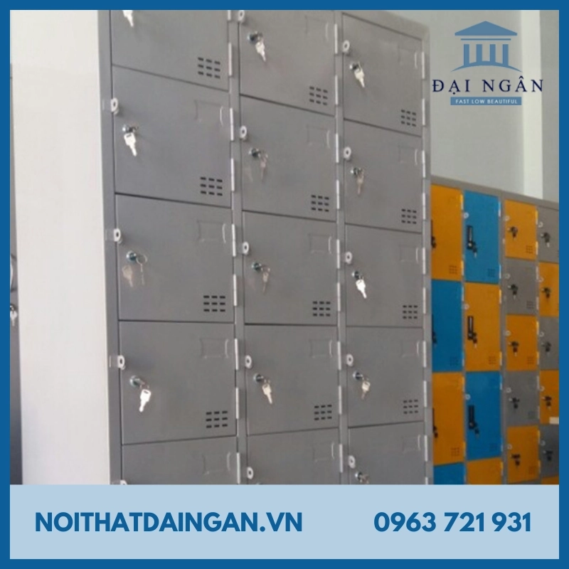 tủ locker sắt 21 ngăn
