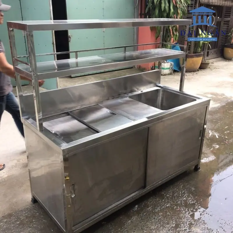 bàn pha chế inox
