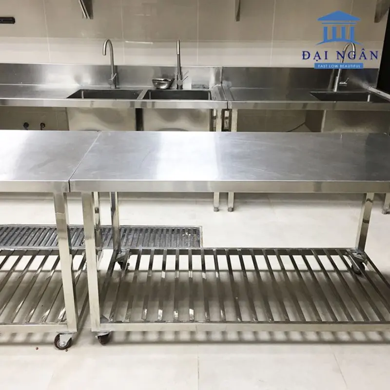 Những lý do nên mua bàn inox nhà hàng tại Nội Thất Đại Ngân 