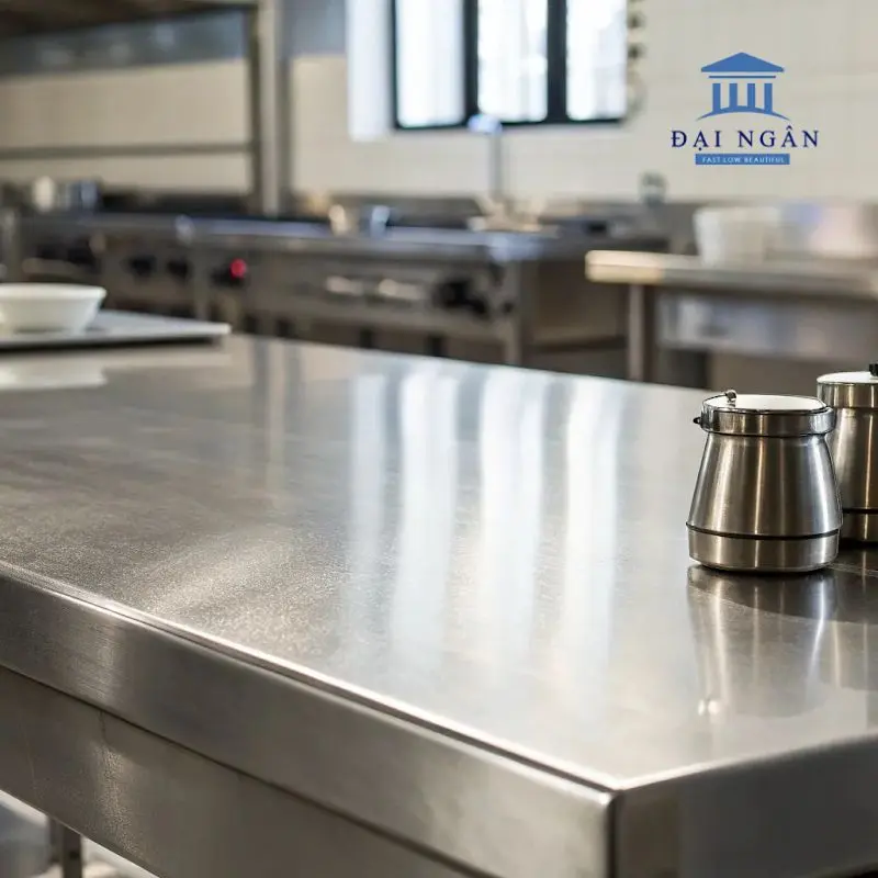 Ưu điểm vượt trội của bàn nhôm inox