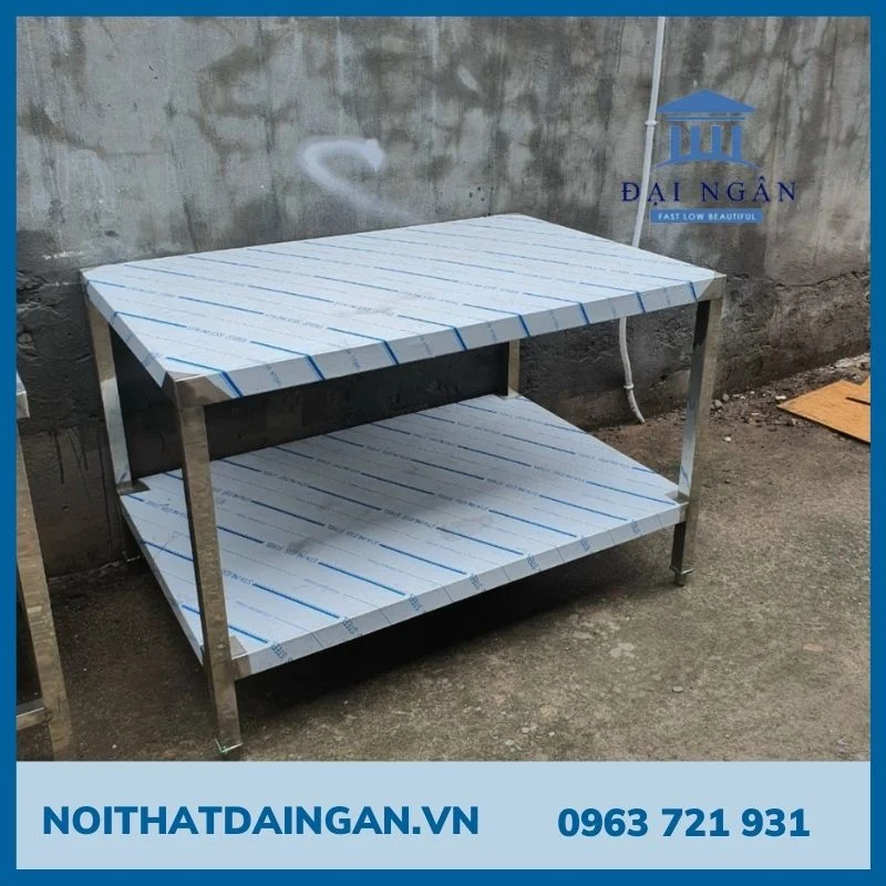 bàn bếp inox công nghiệp