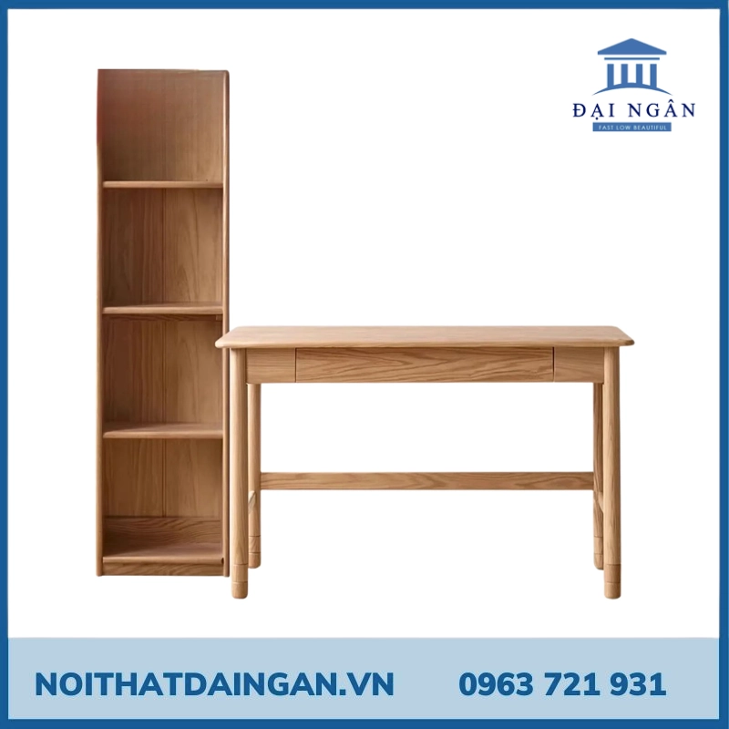 Top 39 mẫu bàn học gỗ sồi Nga bền đẹp, hợp mọi không gian