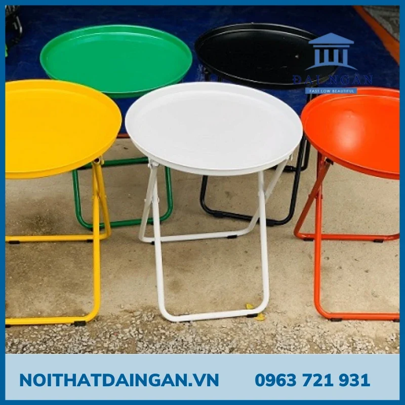 Bàn trà chanh gấp gọn tiện lợi
