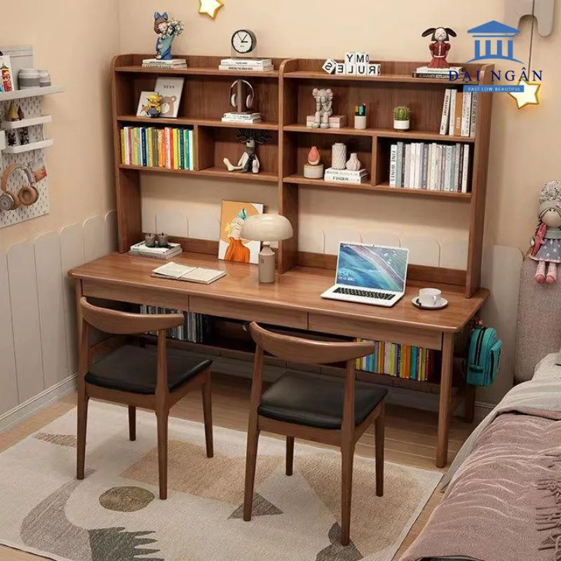 bàn học gỗ xoan đào