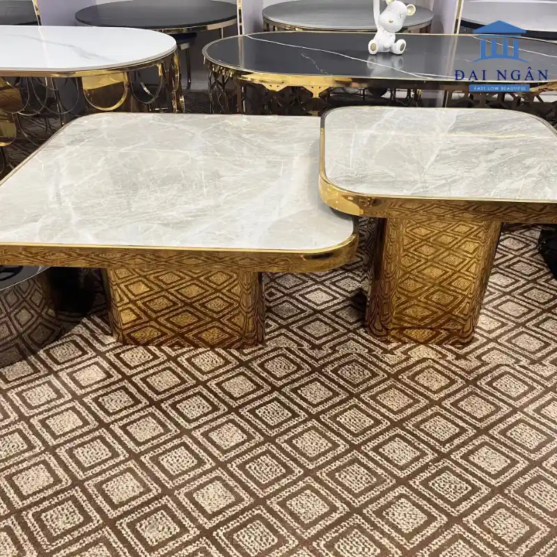 Bộ bàn ghế inox phòng khách