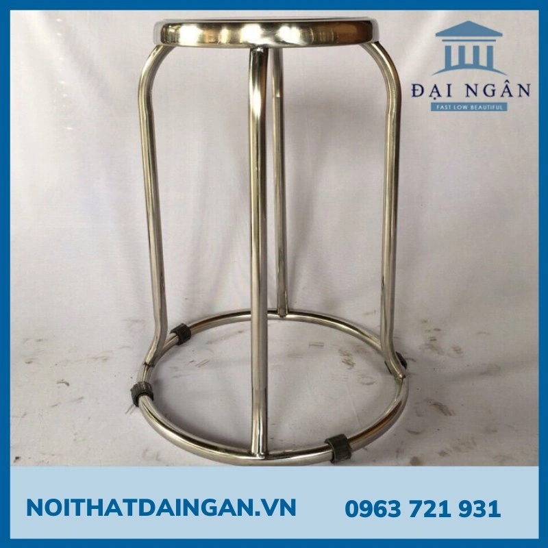 kích thước ghế inox tròn