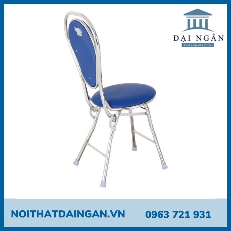 ghế xếp dựa inox