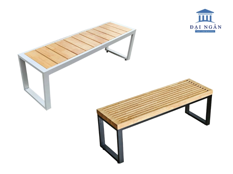 Ghế băng gỗ cao su