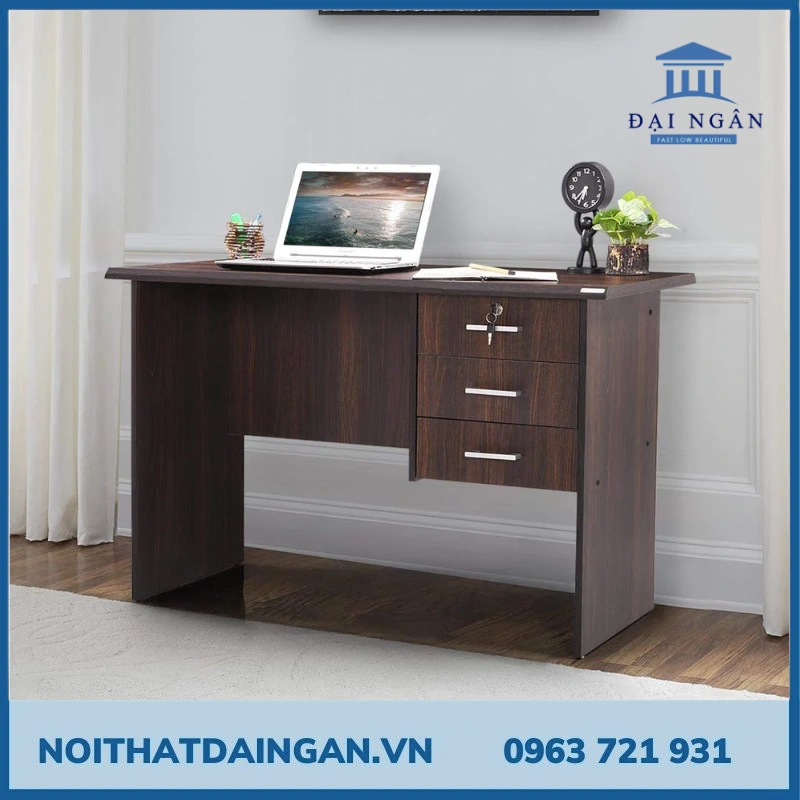 Top 20 bàn học gỗ xoan đào kèm giá sách: gọn, đẹp sang