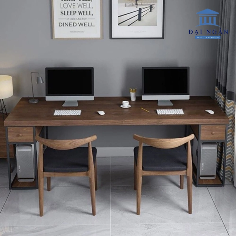 bàn học gỗ thông