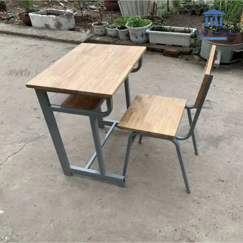 bàn ghế học sinh bằng gỗ tự nhiên