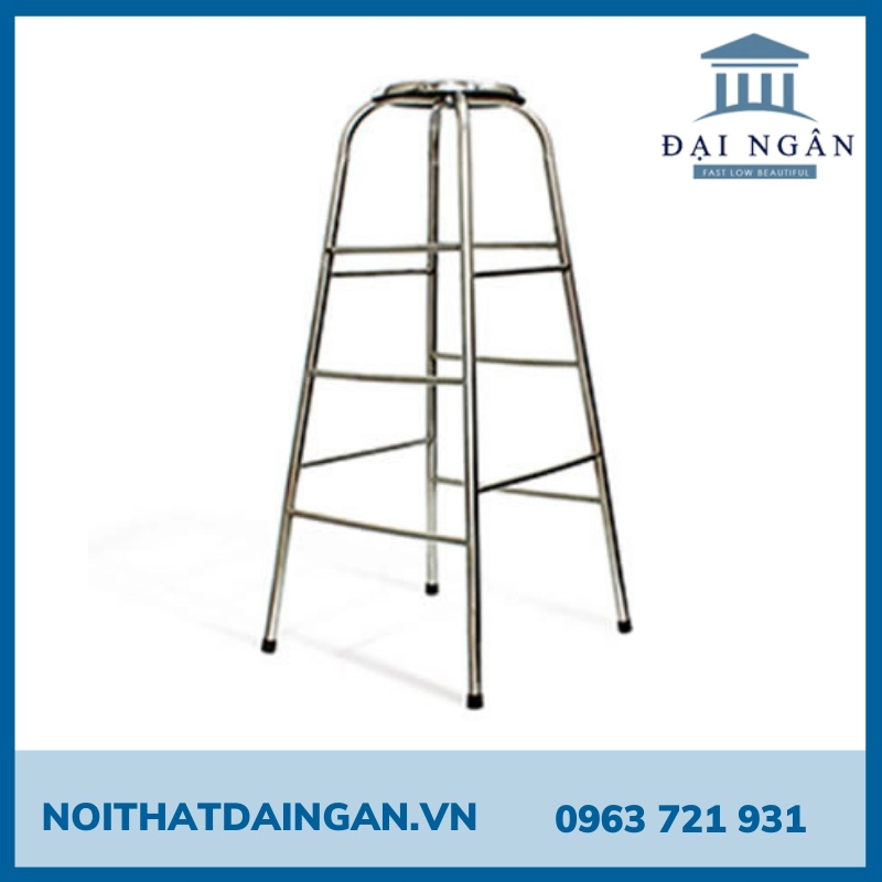 Ghế inox cao 1m5