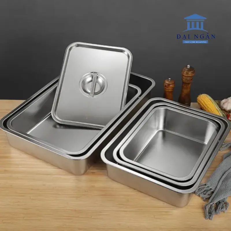 Ưu điểm vượt trội của nắp khay inox so với các vật liệu khác