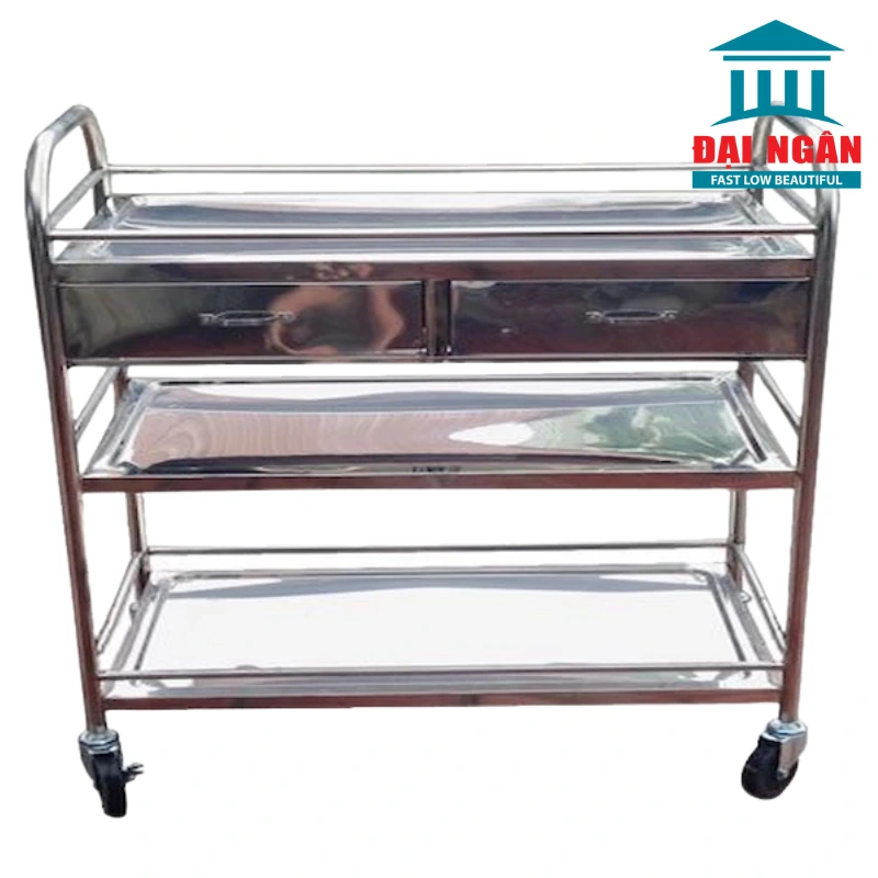 Bàn tiêm inox 3 tầng
