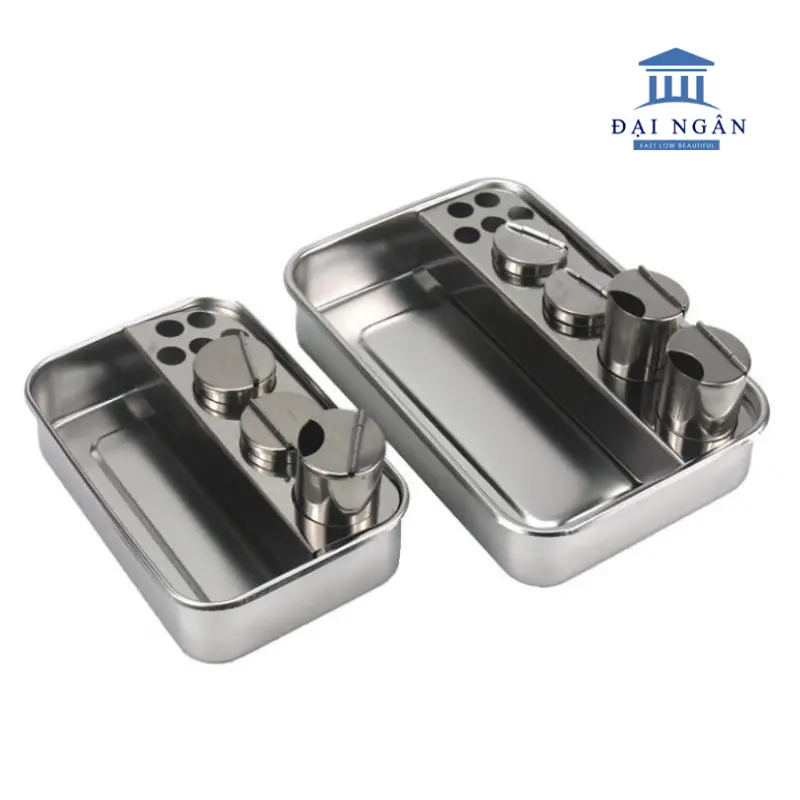 khay inox cạn