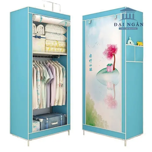 Hướng dẫn lắp ráp tủ vải Thanh Long TVAI15 - Cửa hàng tủ vải Gia Hân