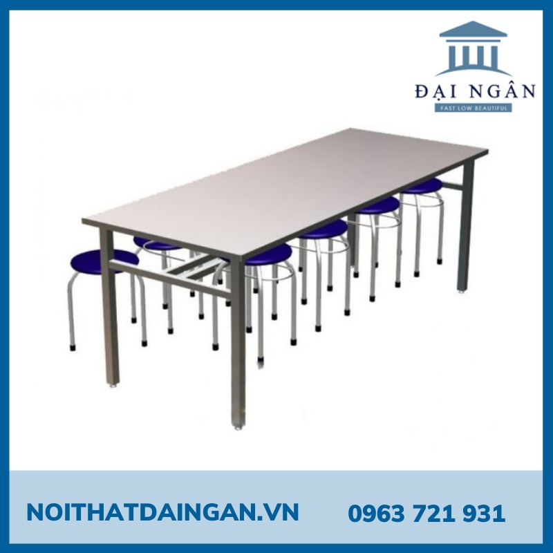 bàn ăn inox công nghiệp