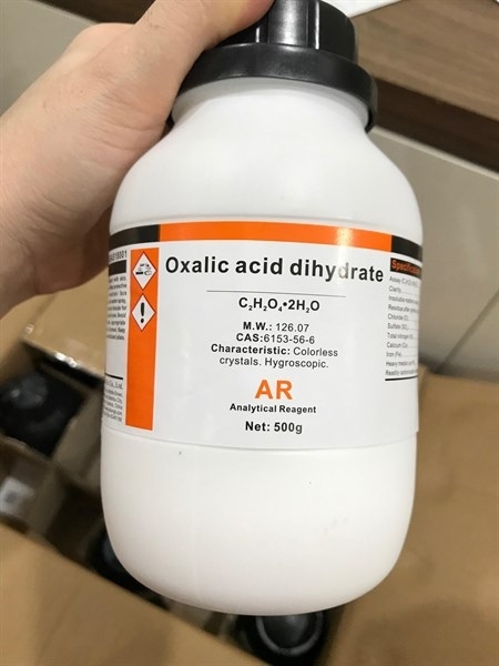 Cách tẩy vết han gỉ trên inox với Axit Oxalic