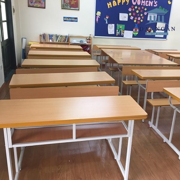bàn ghế học sinh liền